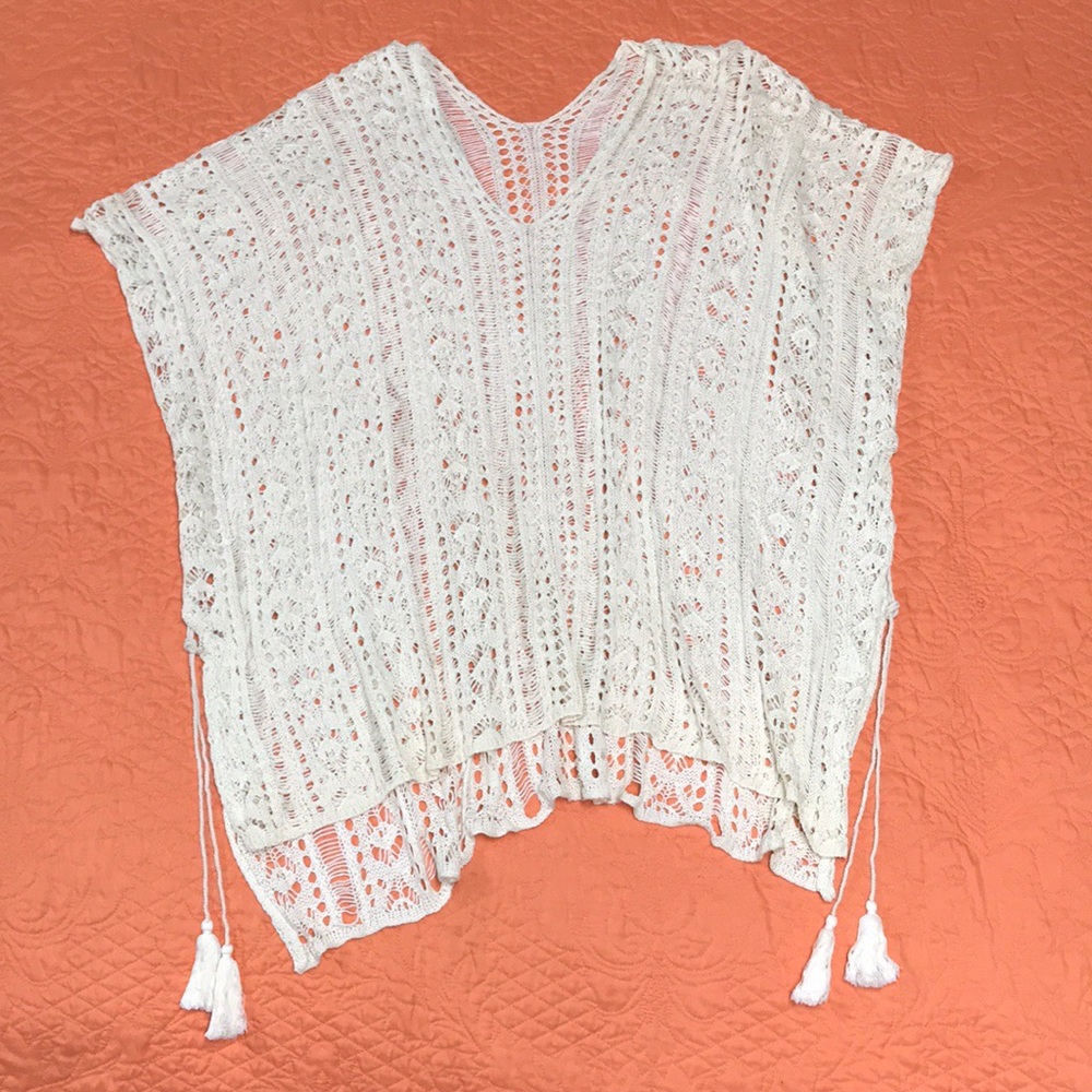 NWOT Bathing Suit Cover Up Swimwear, Crochet Dress